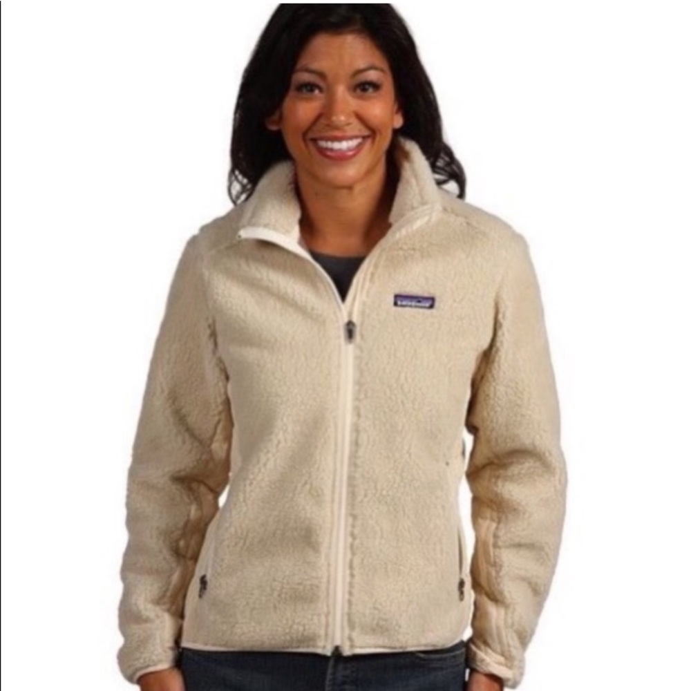 Patagonia‎ Women’s Classic Retro-X Fleece Jacket Cream Size XS